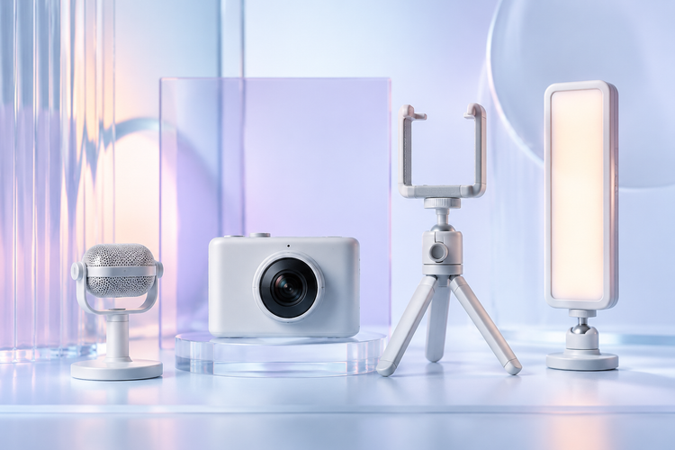 Creator and camera gear collection