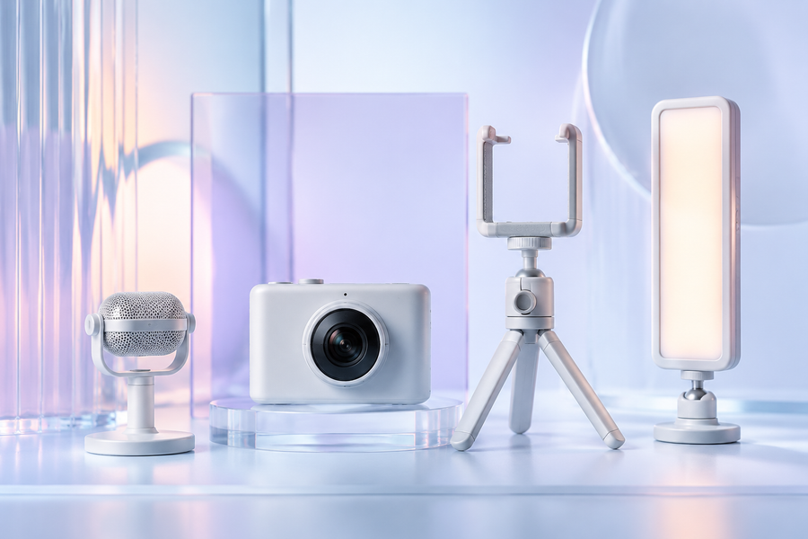 Creator and camera gear collection