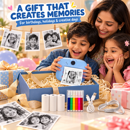 SnapPrint Mini camera creative gift set for children