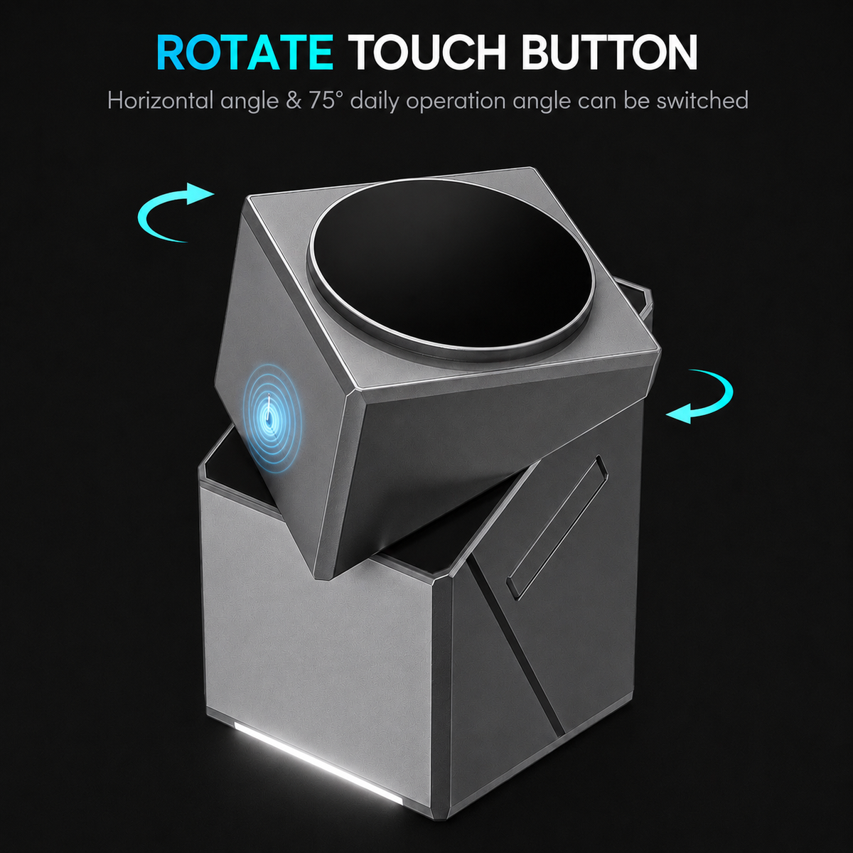 Rotating magnetic wireless charging station product detail