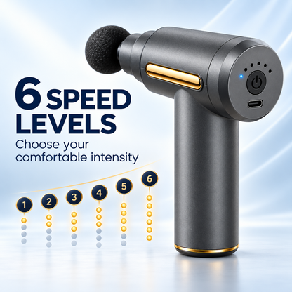 Six speed levels of ARLISHCO Mini Massage Gun